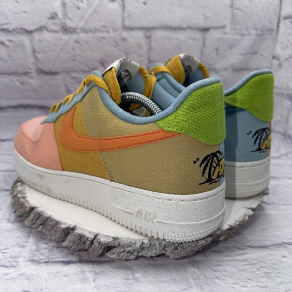 Nike Mens Size 11.5 Air Force 1 '07 LV8 Next Nature Low Sun Club Shoes Sneakers - Picture 7 of 13